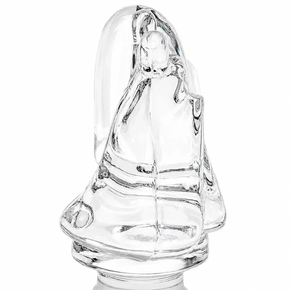 Towle Full Lead Austrian Crystal Snail Bottle Stopper Wine Decanter Accessory